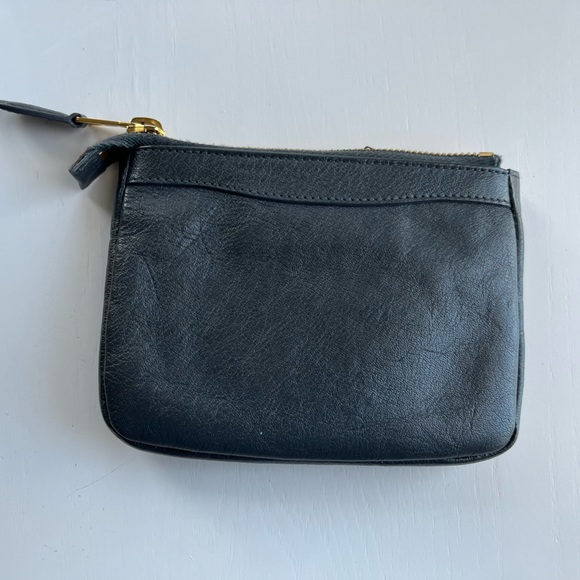 AUTHENTIC Balanciaga 
Anthracite Lambskin Leather Porte Monnaie Coin Purse - Picture 2 of 8